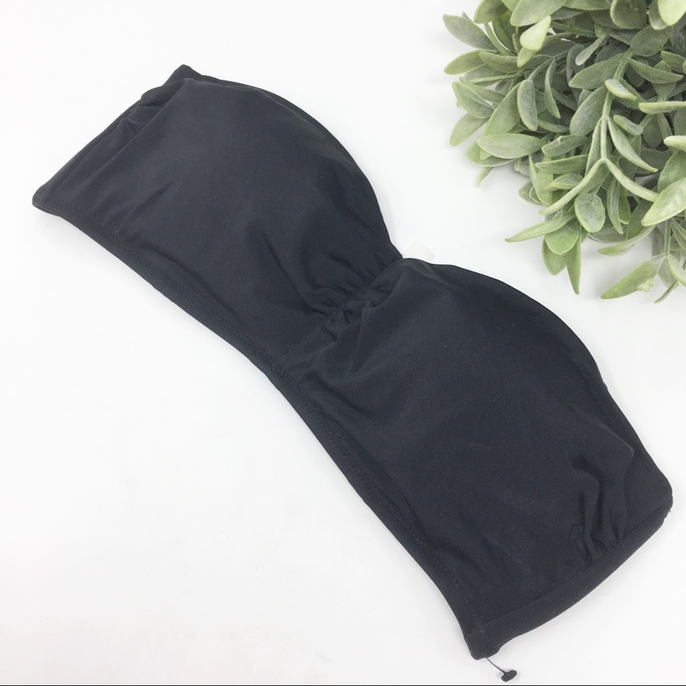 NEW Victoria Secret Swim Bikini Top Black 34A